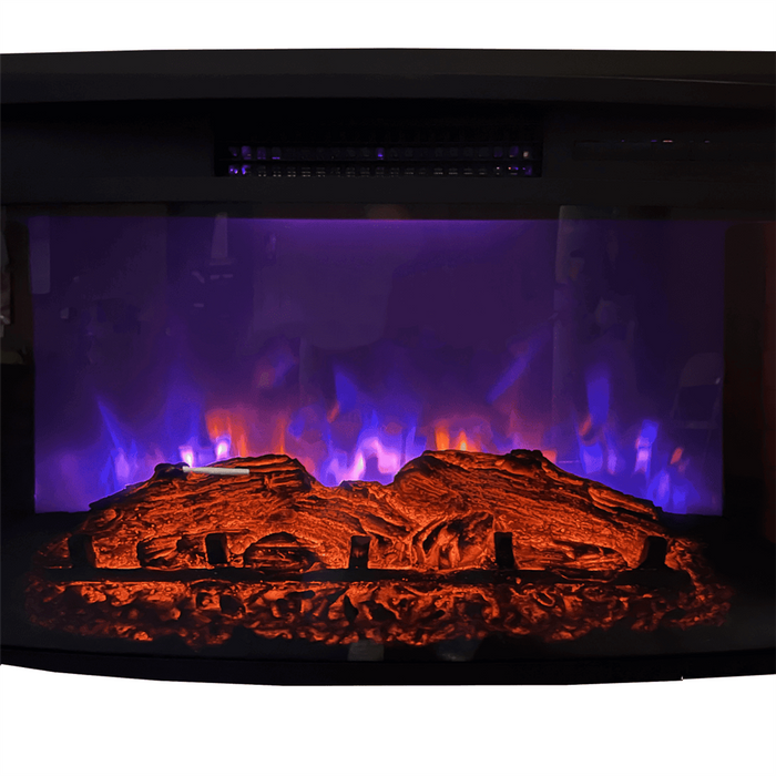26" CURVED FIREPLACE
