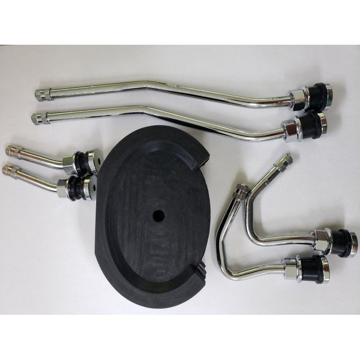 DL4GMCCFR Chrome Duallyvalve Kit w/ Front Stems