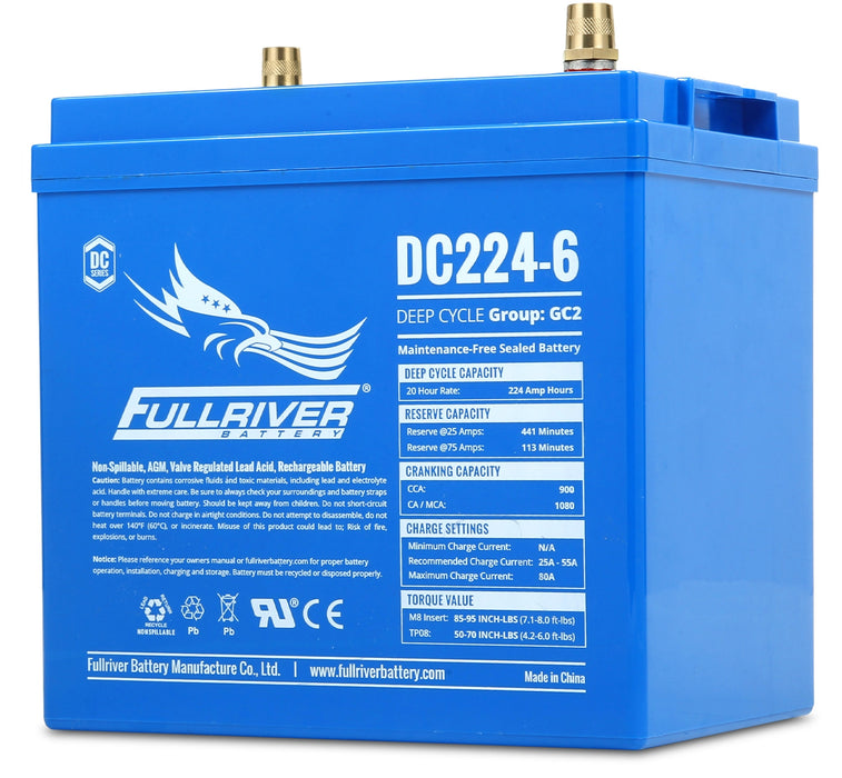 Full River AGM DC224-6 Battery