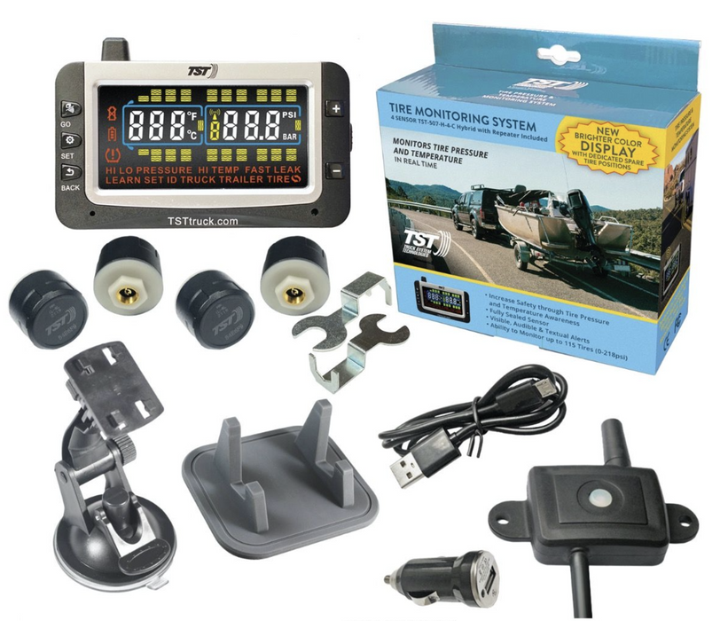 4 sensor hybrid/marine system with Color Display and repeater