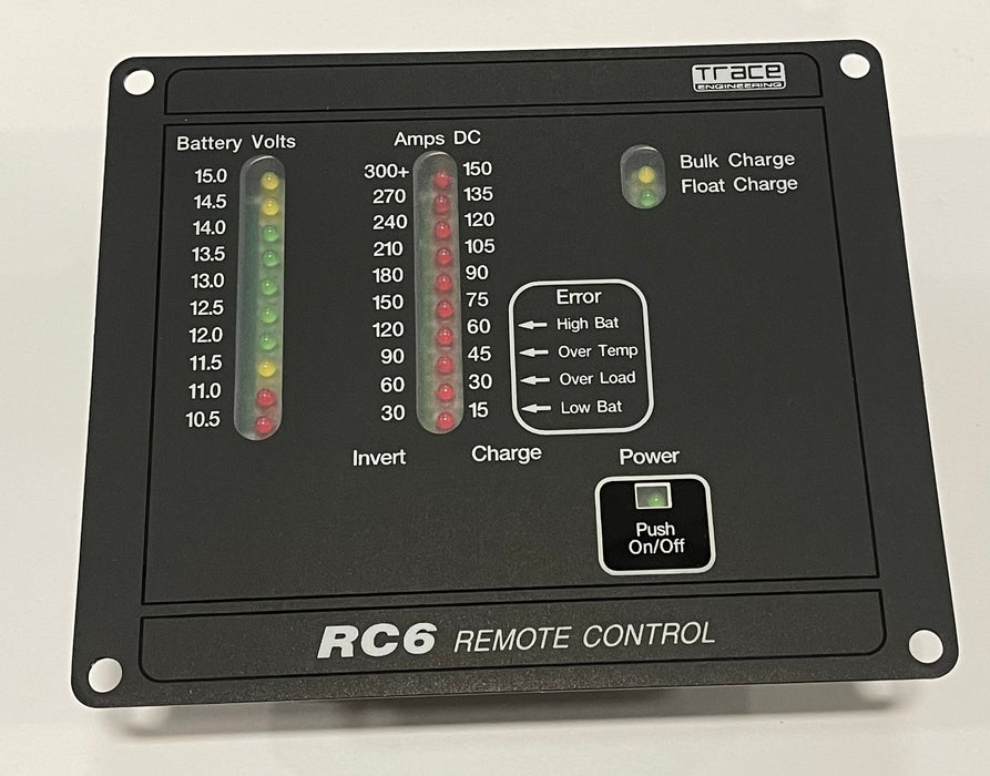 Trace Engineering RC6 Remote Control panel for Xantrex